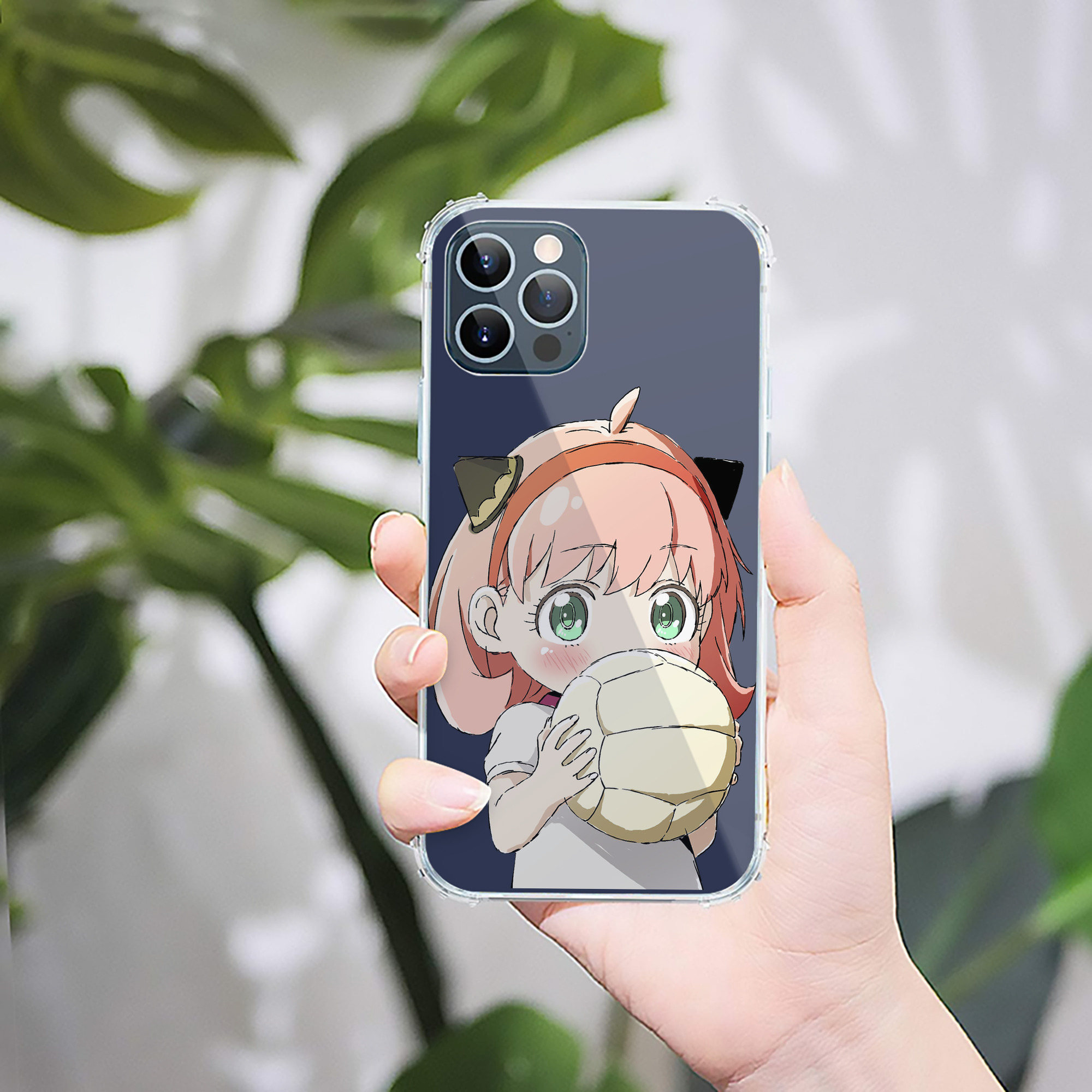 （画像用） SPY×FAMILY间谍家家酒 【iPhone 12シリーズ対応】透明スマホケース（クリアソフトケース）